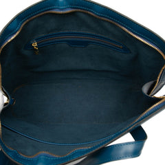 ルイ ヴィトン エピ リュサック ショルダーバッグ トートバッグ M52285 トレドブルー レザー レディース LOUIS VUITTON 【中古】