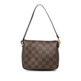 ルイ ヴィトン ダミエ トゥルースメイクアップ ハンドバッグ N51982 ブラウン PVC レザー レディース LOUIS VUITTON 【中古】