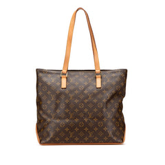 ルイ ヴィトン モノグラム カバ メゾ ショルダーバッグ トートバッグ M51151 ブラウン PVC レザー レディース LOUIS VUITTON 【中古】
