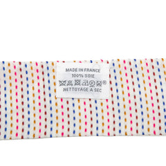 エルメス ツイリー Chevaloscope Neon シュヴァロスコープ ネオン スカーフ ホワイト マルチカラー シルク レディース HERMES 【中古】
