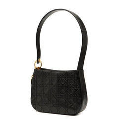 ディオール カナージュ レディディオール ワンショルダーバッグ ブラック レザー レディース Dior 【中古】