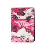 ルイ ヴィトン サーフィン モノグラム オーガナイザー ドゥ ポッシュ カードケース 名刺入れ M83556 ピンク マルチカラー PVC レザー レディース LOUIS VUITTON 【中古】