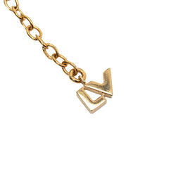 ルイ ヴィトン パンダンティフ ラブレターズ ネックレス M75421 ゴールド シルバー メッキ ラインストーン レディース LOUIS VUITTON 【中古】