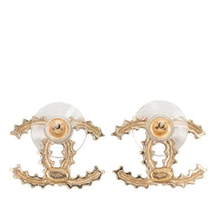 シャネル ココマーク ピアス ゴールド メッキ レディース CHANEL 【中古】