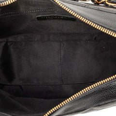 シャネル ココマーク マトラッセ チェーン ショルダーバッグ ワンショルダー ブラック キャビアスキン レディース CHANEL 【中古】