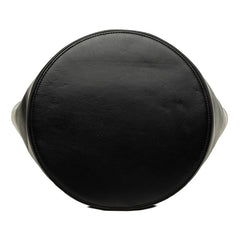バレンシアガ ウェーブ ミディアム トートバッグ ショルダーバッグ 2WAY 599332 ブラック レザー レディース BALENCIAGA 中古