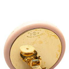 シャネル ココマーク イヤリング ゴールド ピンク メッキ レディース CHANEL 【中古】