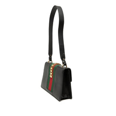 グッチ シェリーライン シルヴィ ショルダーバッグ 421882 ブラック マルチカラー レザー レディース GUCCI 【中古】