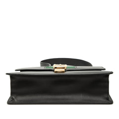 グッチ シェリーライン シルヴィ ショルダーバッグ 421882 ブラック マルチカラー レザー レディース GUCCI 【中古】