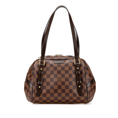 ルイ ヴィトン ダミエ リヴィントンPM ショルダーバッグ N41157 ブラウン PVC レザー レディース LOUIS VUITTON 【中古】