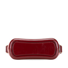 シャネル ガブリエル ドゥ シャネル ホーボー チェーン ショルダーバッグ レッド スウェード レザー レディース CHANEL 【中古】