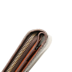 ルイ ヴィトン モノグラム ポルトパピエ 二つ折り財布 M61207 ブラウン PVC レザー レディース LOUIS VUITTON 中古