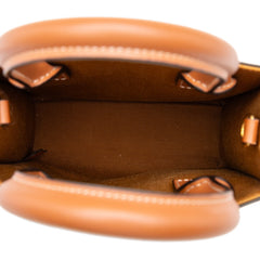セリーヌ トリオンフ ミニ バーティカル カバ ハンドバッグ ショルダーバッグ 2WAY 194372 ブラック ブラウン PVC レザー レディース CELINE 中古