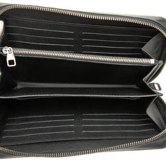 ルイ ヴィトン モノグラム エクリプス ジッピー XL ラウンドファスナー 長財布 M61698 ブラック PVC レザー メンズ LOUIS VUITTON 【中古】