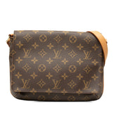 ルイ ヴィトン モノグラム ミュゼット タンゴ ショート ショルダーバッグ M51257 ブラウン PVC レザー レディース LOUIS VUITTON 【中古】