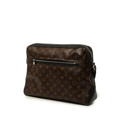ルイ ヴィトン モノグラム マカサー トーレス 斜め掛け ショルダーバッグ M40387 ブラウン PVC レザー レディース LOUIS VUITTON 中古