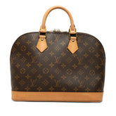 ルイ ヴィトン モノグラム アルマPM 旧型 ハンドバッグ M51130 ブラウン PVC レザー レディース LOUIS VUITTON 【中古】