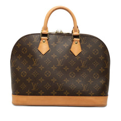 ルイ ヴィトン モノグラム アルマPM 旧型 ハンドバッグ M51130 ブラウン PVC レザー レディース LOUIS VUITTON 【中古】
