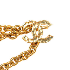 シャネル ココマーク チェーン ベルト ゴールド メッキ レディース CHANEL 【中古】