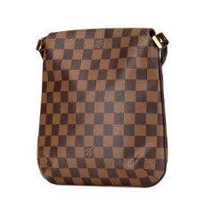 ルイ ヴィトン ダミエ ミュゼット サルサ ロングショルダー 斜め掛け ショルダーバッグ N51300 ブラウン PVC レザー レディース LOUIS VUITTON 【中古】