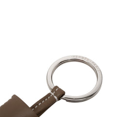 エルメス カルメン バッグチャーム キーホルダー エトゥープ グレージュ アニョーミロ レディース HERMES 【中古】