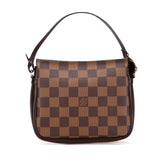 ルイ ヴィトン ダミエ トゥルース メイクアップ ポーチ ハンドバッグ N51982 ブラウン PVC レザー レディース LOUIS VUITTON 【中古】