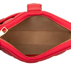 ルイ ヴィトン ダミエ ジャイアント ポシェット トロカ チェーン ショルダーバッグ M59049 ローズ ピンク レザー レディース LOUIS VUITTON 【中古】