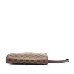 ルイ ヴィトン ダミエ サンルイ セカンドバッグ N51993 ブラウン PVC レザー レディース LOUIS VUITTON 【中古】