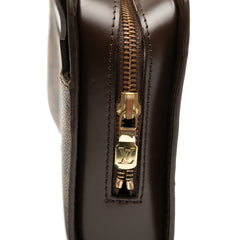 ルイ ヴィトン ダミエ サンルイ セカンドバッグ N51993 ブラウン PVC レザー レディース LOUIS VUITTON 【中古】