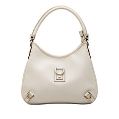 グッチ アビー ワンショルダーバッグ 130738 ホワイト レザー レディース GUCCI 【中古】