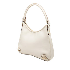 グッチ アビー ワンショルダーバッグ 130738 ホワイト レザー レディース GUCCI 【中古】