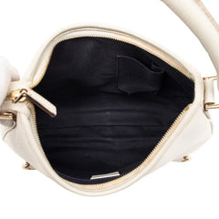 グッチ アビー ワンショルダーバッグ 130738 ホワイト レザー レディース GUCCI 【中古】