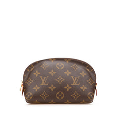 ルイ ヴィトン モノグラム ポシェット コスメティック ポーチ M47515 ブラウン PVC レザー レディース LOUIS VUITTON 【中古】