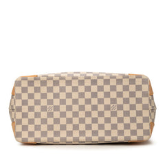 ルイ ヴィトン ダミエ アズール ハムステッドMM トートバッグ ショルダーバッグ N51206 ブラウン PVC レザー レディース LOUIS VUITTON 【中古】