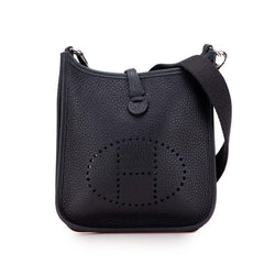 エルメス エヴリンTPM アマゾーヌ 斜め掛け ショルダーバッグ ダークネイビー シルバー金具 トリヨンクレマンス レディース HERMES 【中古】