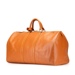 ルイ ヴィトン エピ キーポル55 ボストンバッグ トラベルバッグ M42953 ケニアブラウン レザー レディース LOUIS VUITTON 【中古】