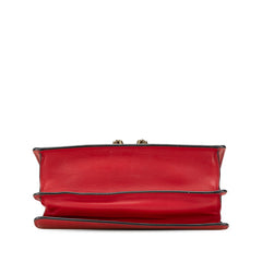グッチ バンブー デュオニュソス ハンドバッグ ショルダーバッグ 2WAY 448075 レッド レザー レディース GUCCI 中古