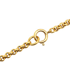 シャネル ヴィンテージ ココマーク ネックレス ゴールド メッキ レディース CHANEL 【中古】