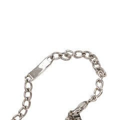 ディオール ロゴ チェーン ブレスレット シルバー メタル レディース Dior 中古