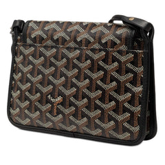 ゴヤール プリュメ ショルダーバッグ ポーチ ウォレット ブラック マルチカラー PVC レザー レディース GOYARD 【中古】