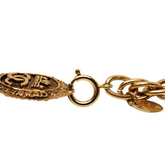 シャネル ココマーク チェーン ネックレス ゴールド メッキ レディース CHANEL 【中古】