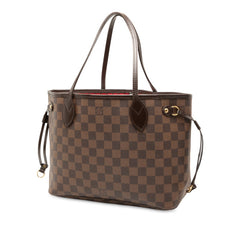 ルイ ヴィトン ダミエ ネヴァーフルPM ハンドバッグ トートバッグ N41359 ブラウン PVC レザー レディース LOUIS VUITTON 【中古】