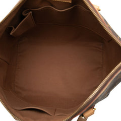 ルイ ヴィトン モノグラム パレルモPM ハンドバッグ ショルダーバッグ 2WAY M40145 ブラウン PVC レザー レディース LOUIS VUITTON 【中古】