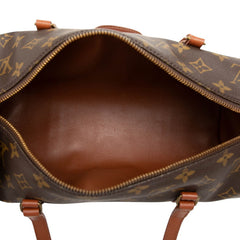 ルイ ヴィトン モノグラム パピヨン30 ハンドバッグ M51365 ブラウン PVC レザー レディース LOUIS VUITTON 【中古】