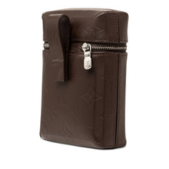 ルイ ヴィトン モノグラム グラセ レイ ウエストポーチ 小物入れ M46550 ブラウン レザー レディース LOUIS VUITTON 【中古】