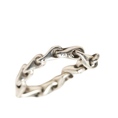 グッチ チェーン リング 指輪 SV925 シルバー レディース GUCCI 【中古】