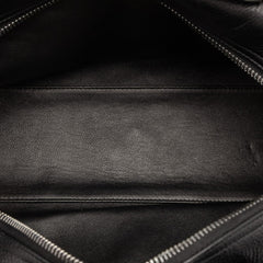 シャネル マトラッセ ミニボストンバッグ ハンドバッグ A15685 ブラック キャビアスキン パテントレザー レディース CHANEL 【中古】