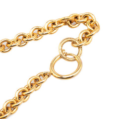 シャネル ヴィンテージ ココマーク チェーン ネックレス ゴールド メッキ レディース CHANEL 【中古】