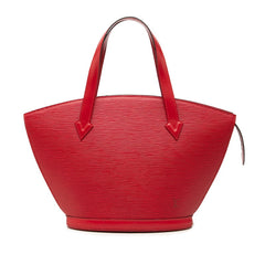 ルイ ヴィトン エピ サンジャック トートバッグ M52277 カスティリアンレッド レザー レディース LOUIS VUITTON 中古