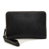 フェンディ セレリア クラッチバッグ セカンドバッグ ブラック レザー レディース FENDI 中古